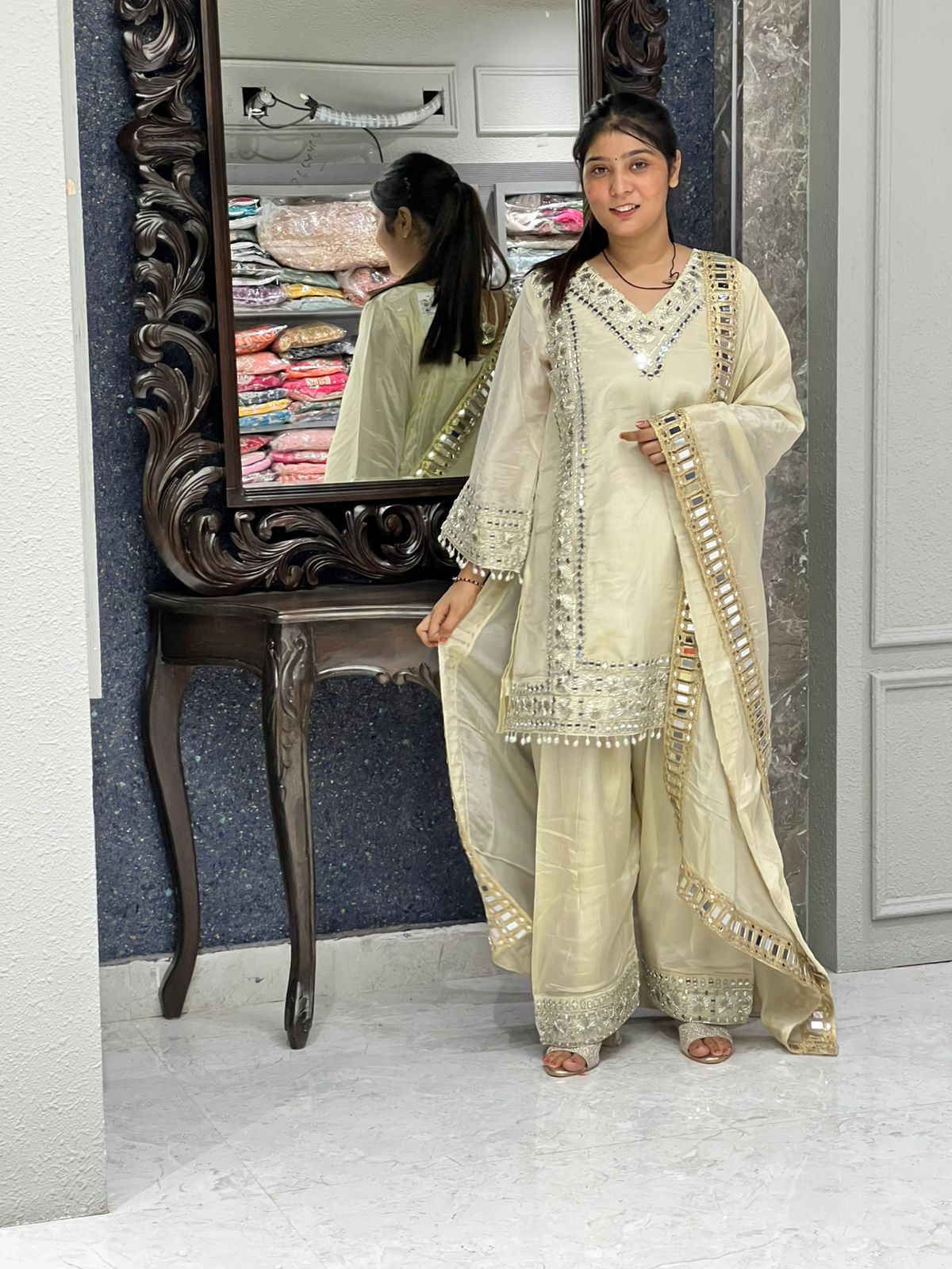 Shimmer Farshi Salwar Suit