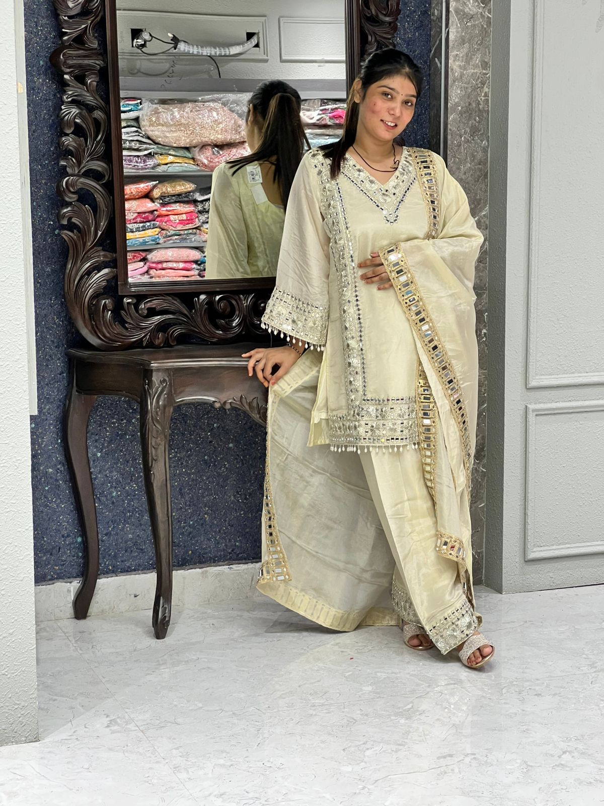 Shimmer Farshi Salwar Suit
