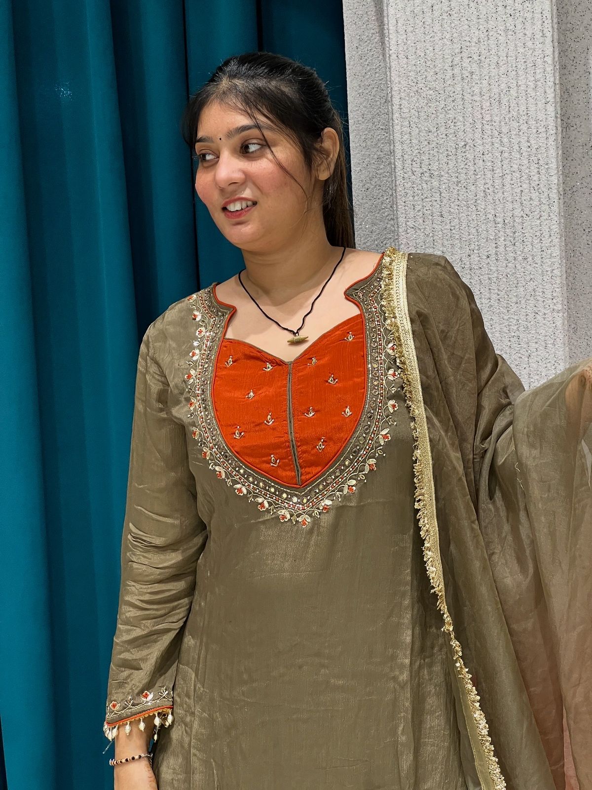 New Bustier Suit With Sharara