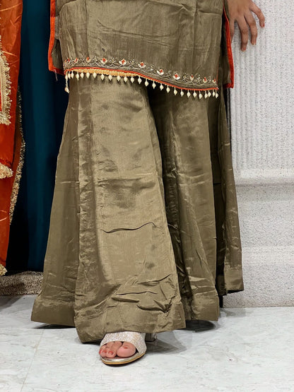 New Bustier Suit With Sharara