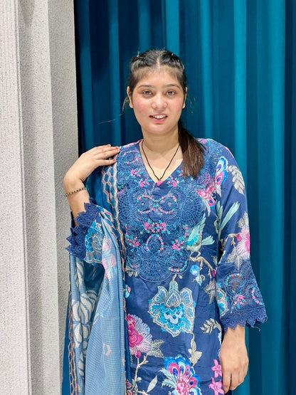 Readymade Dupatta Suit