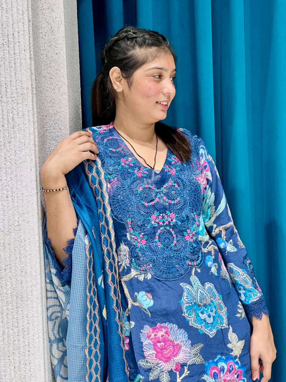 Readymade Dupatta Suit