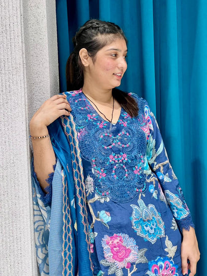 Readymade Dupatta Suit