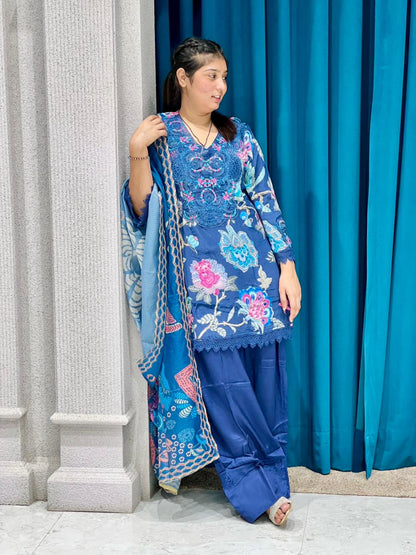 Readymade Dupatta Suit