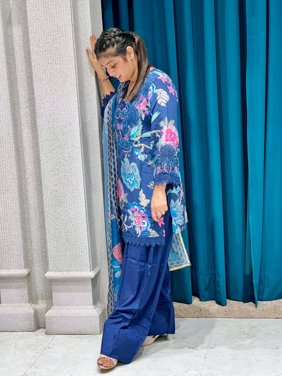 Readymade Dupatta Suit